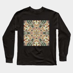 Green Nature Mandala Long Sleeve T-Shirt